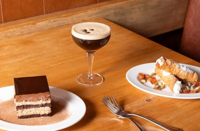 Dessert & After Dinner Drink Menu