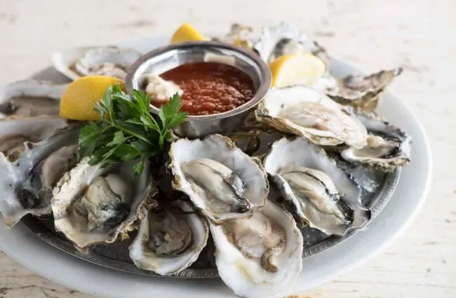 Pier to Plate Menu