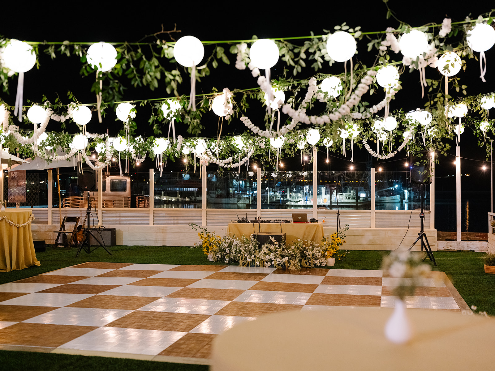 Bay Side Patio is super for weddings
